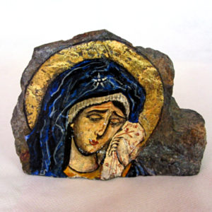 Icons on stone