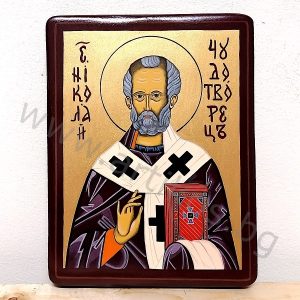 painted icon of Saint Nickolas