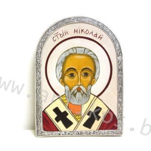 Small painted icon with frame "St. Nicholas"