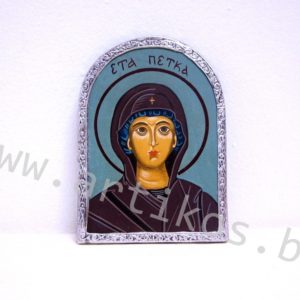 Small painted icon with frame "St. Petka"