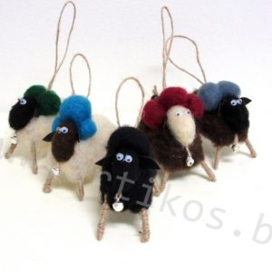 felted sheeps