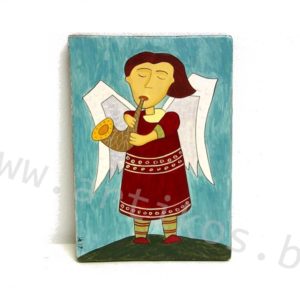 naive art angel