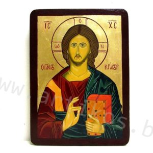 painted icon Jesus Christ