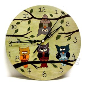 painted clock