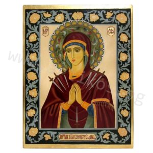 painted icon Holy Mother of God