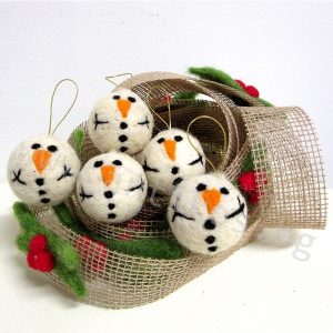 snowmen wool