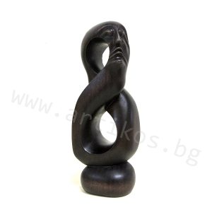 handmade wooden statuette