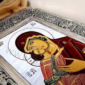 painted icon of Virgin Mary