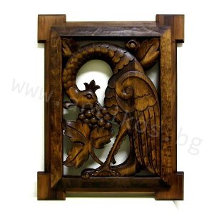 phoenix wood carved