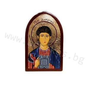 painted icon of Saint Demetrius