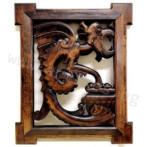 woodcarved dragon
