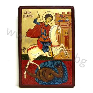 painted icon St. George