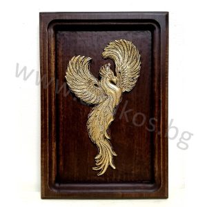 Phoenix gilded copper