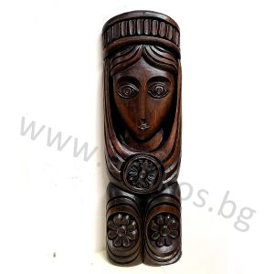 wooden art for wall Bulgarian woman